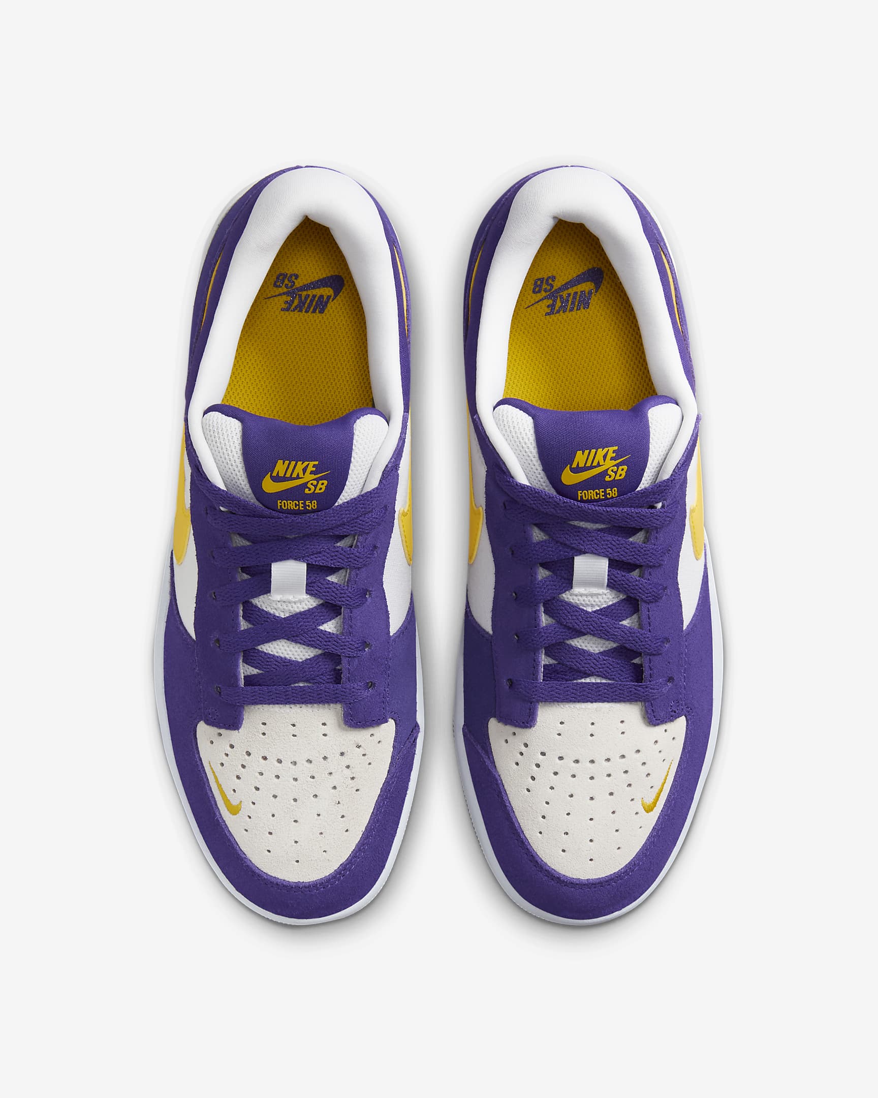 Nike SB Force 58 500-Purple/Yellow 11