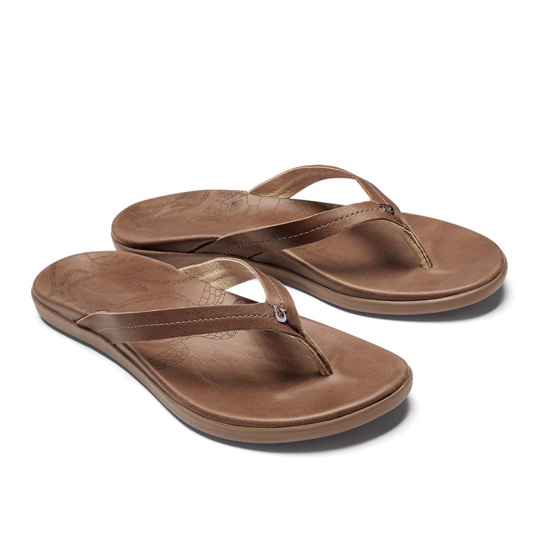 Olukai Honu Womens Sandal 3434-Tan-Tan 11
