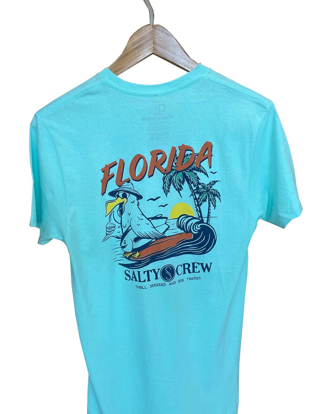 Salty Crew Florida Peli SS Tee Seafoam XL