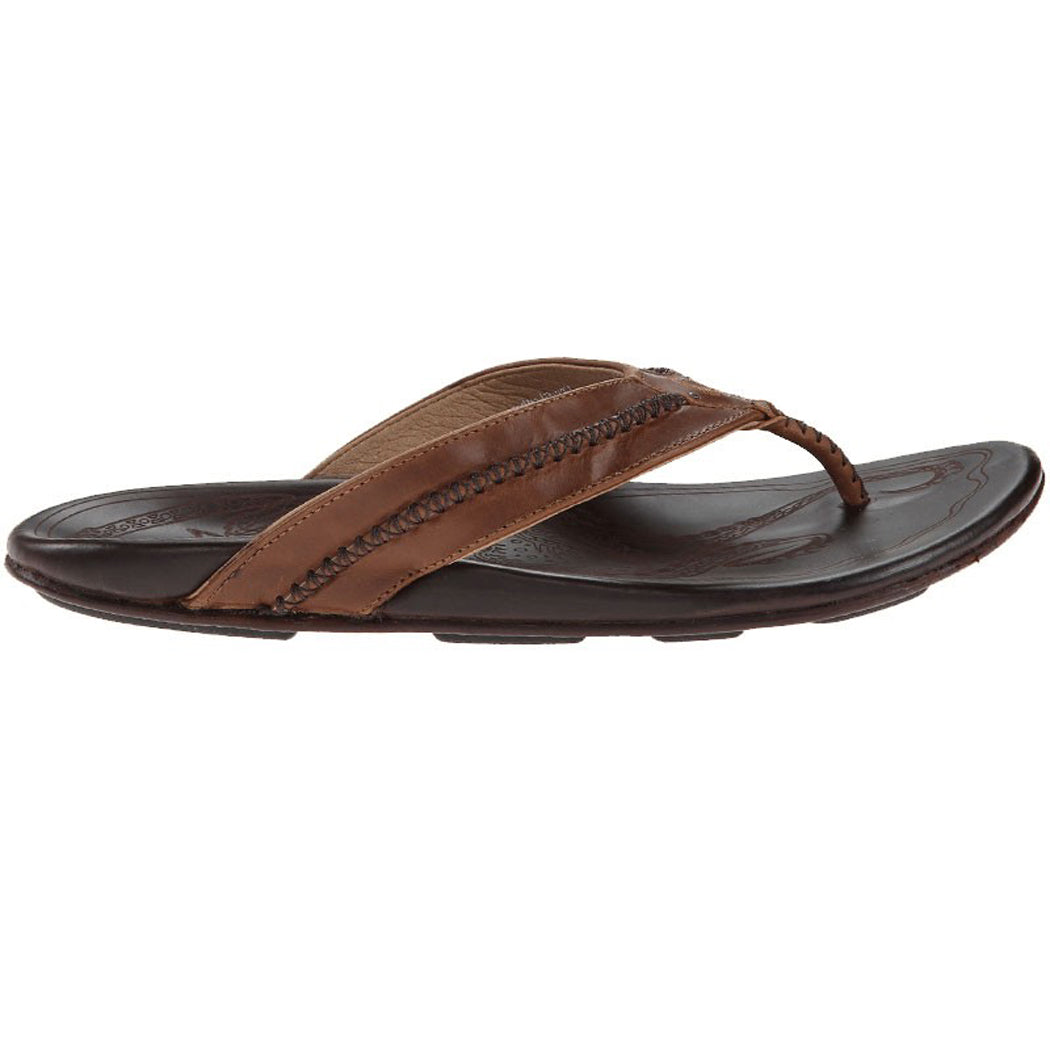 Olukai Mea Ola Mens Sandal 3448-Tan-Dark Java 12