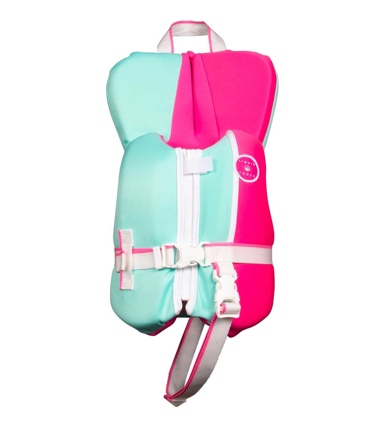 Liquid Force Dream USCGA 2023 Infant Life Jacket Pink-Mint Infant - 0-30lbs