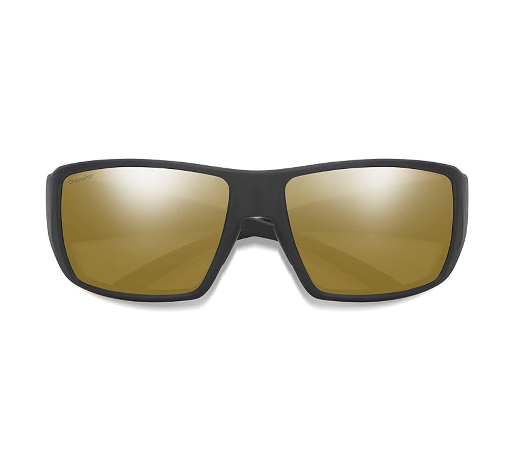 Smith Guides Choice Polarized Sunglasses MatteBlack BronzeMirror ChromapopGlass
