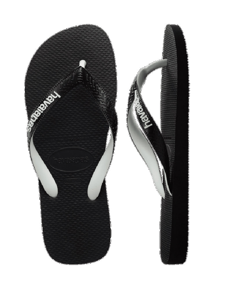 Havaianas Top Mix Mens Sandal 1069-Black-Black 9