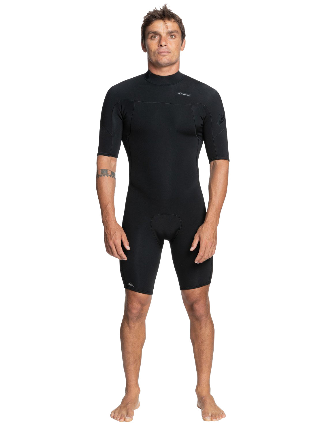 Quiksilver Everyday Sessions 2/2mm SS Back Zip Springsuit KVD0-Jet Black XL