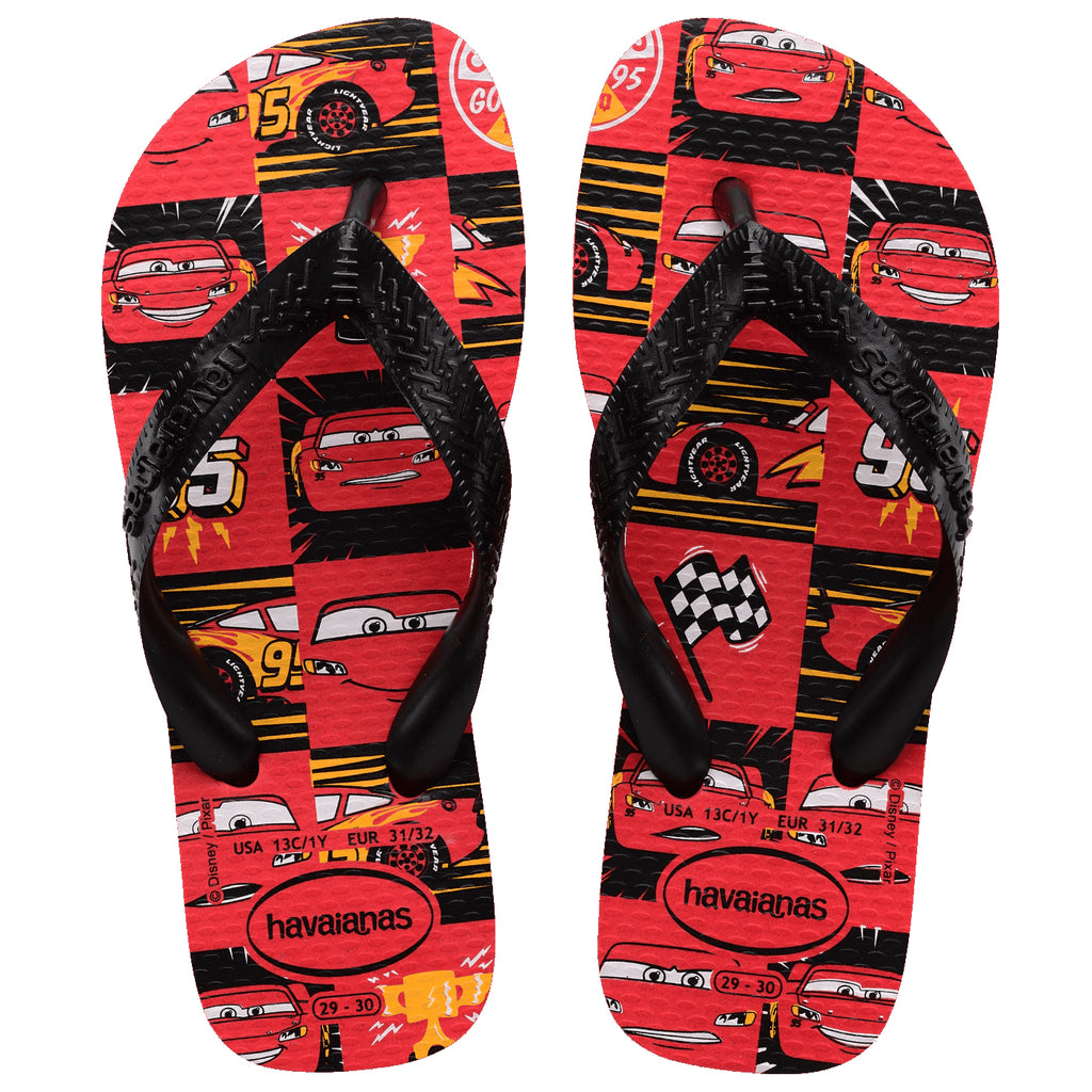 Havaianas Cars Boys Sandal 4349-Ruby Red-Black 3