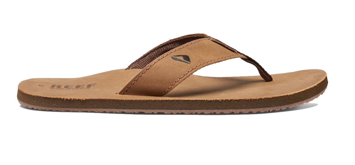 Reef Leather Smoothy Mens Sandal BZB-Bronze Brown 13