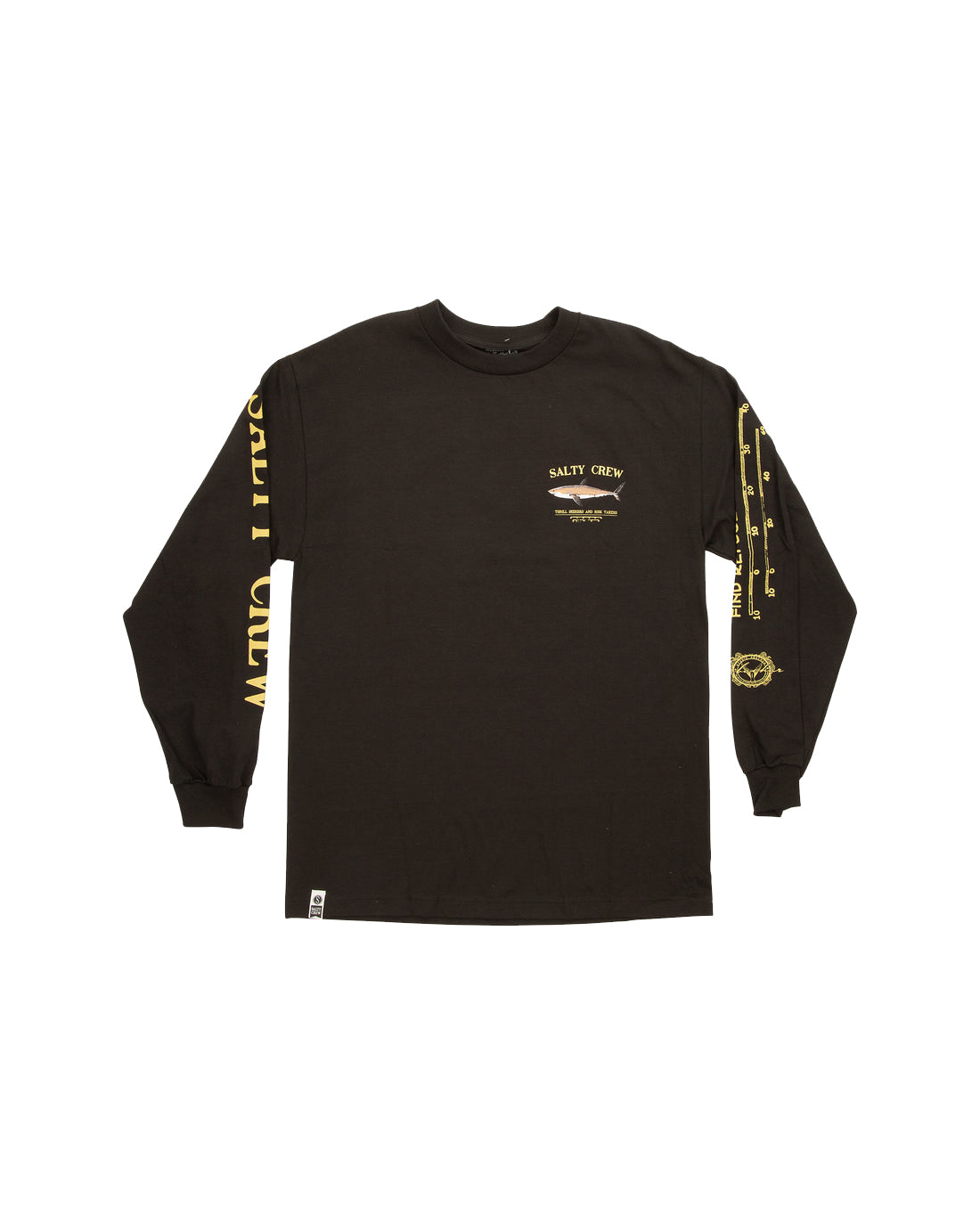 Salty Crew Bruce L/S Tee Black M
