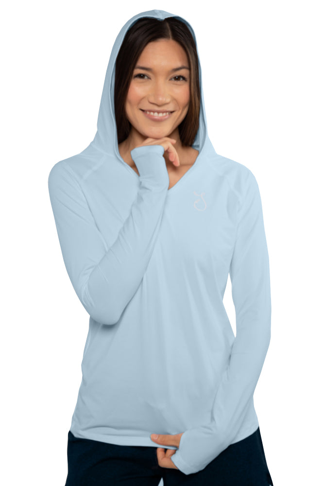 Reel Skipper Classic Performance Hood Aqua M