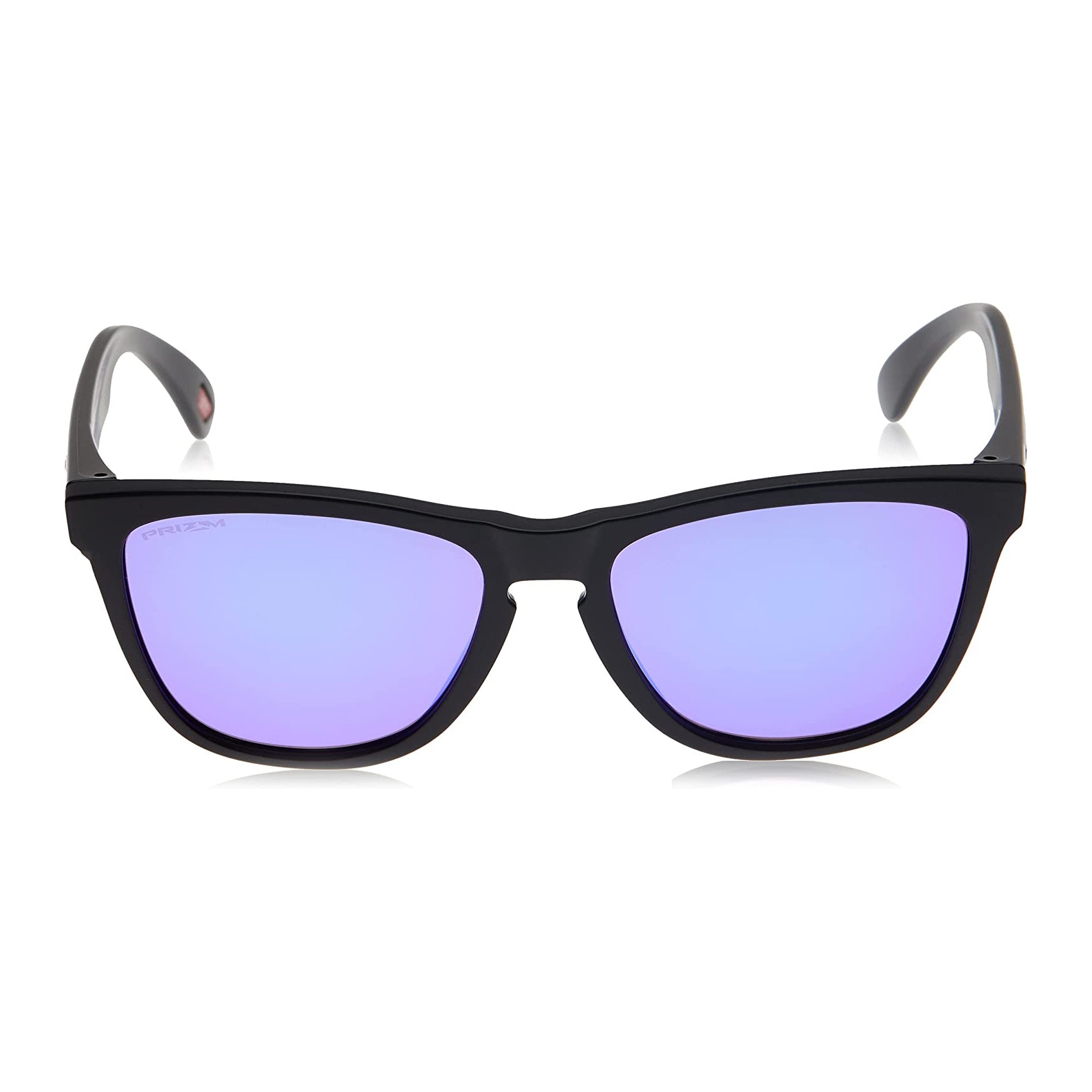 Oakley Frogskins Sunglasses Matte Black PrizmViolet Square