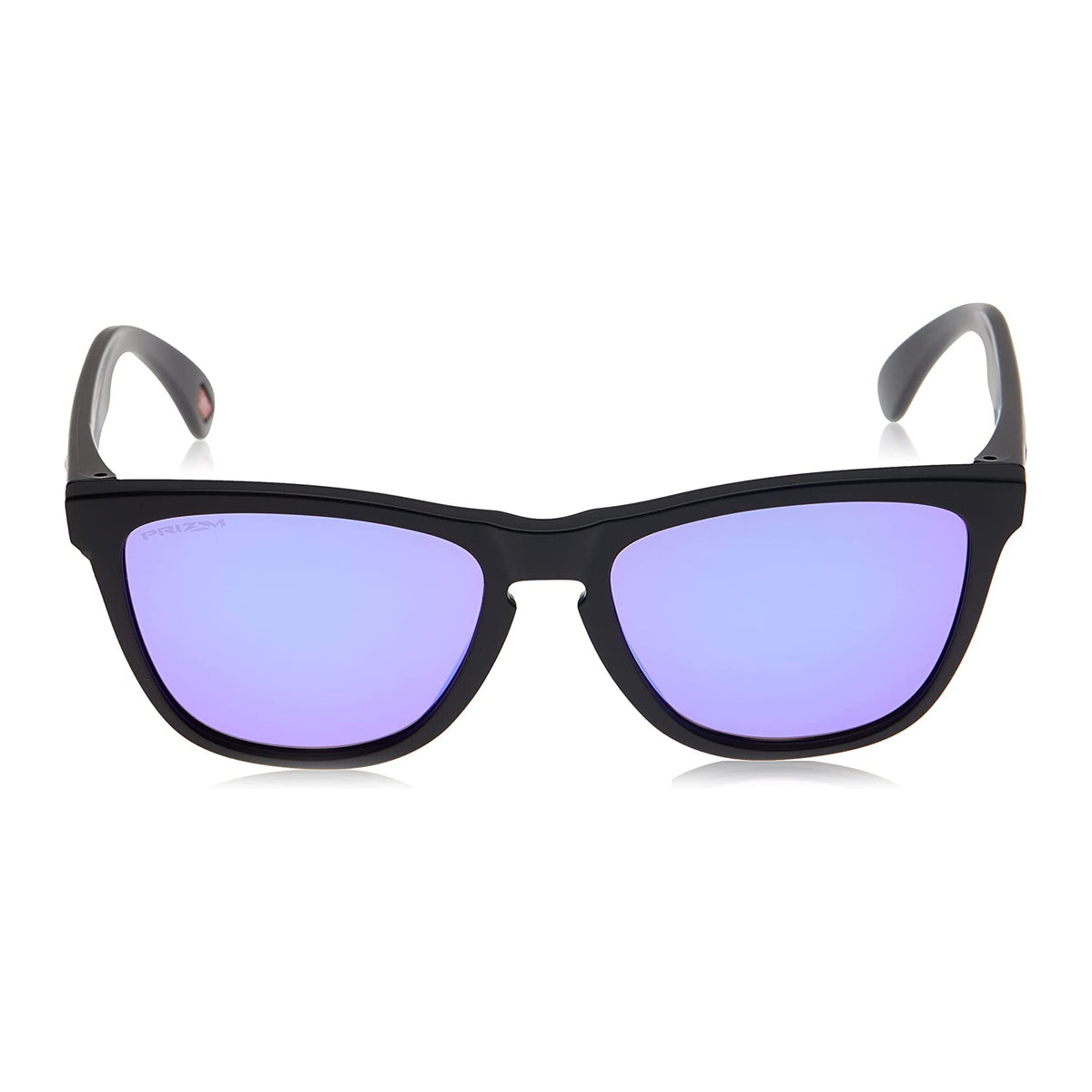 Oakley Frogskins Sunglasses Matte Black PrizmViolet Square