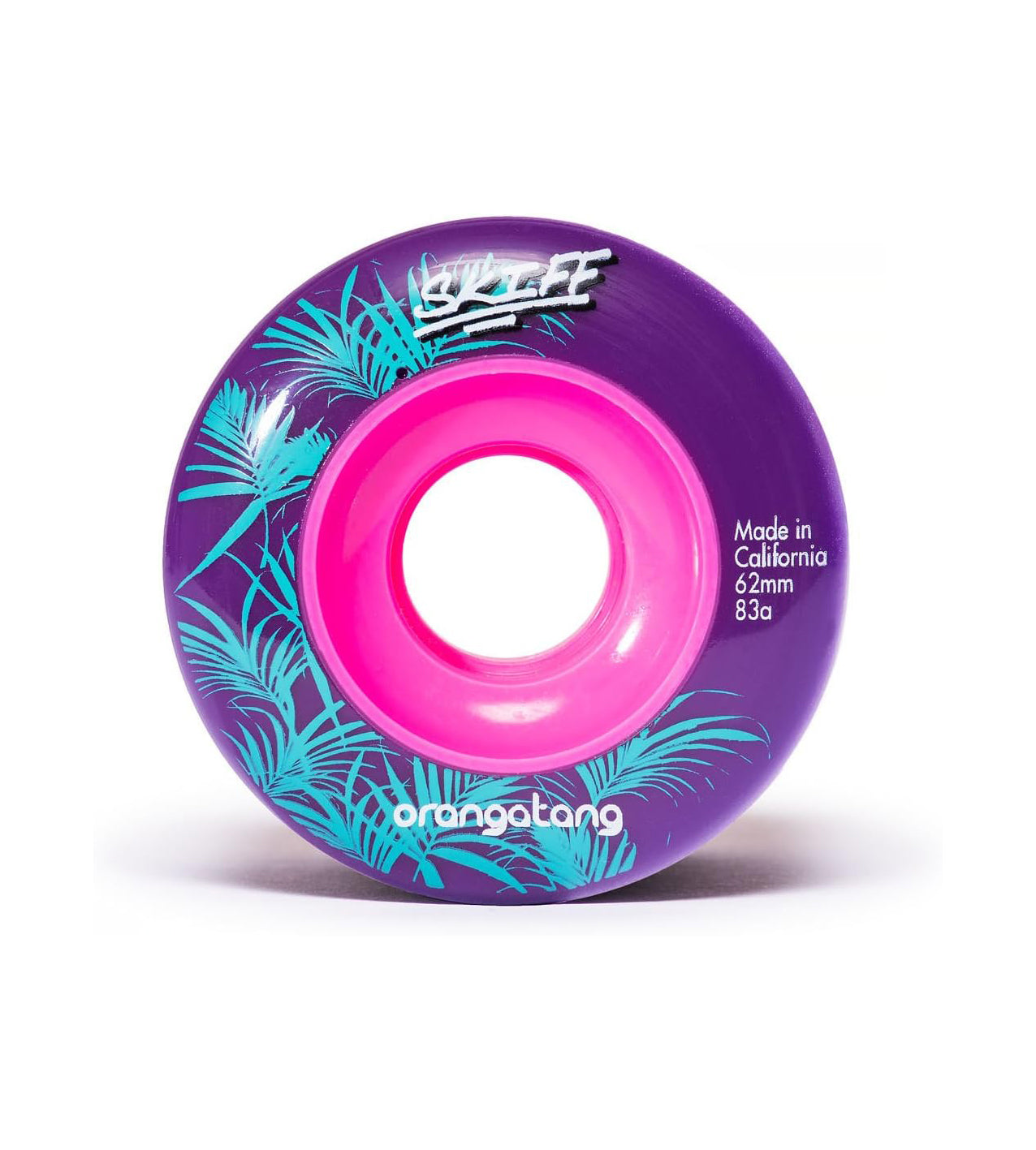 Orangatang Skiff Slasher Skateboard Wheels Purple 62mm 83a