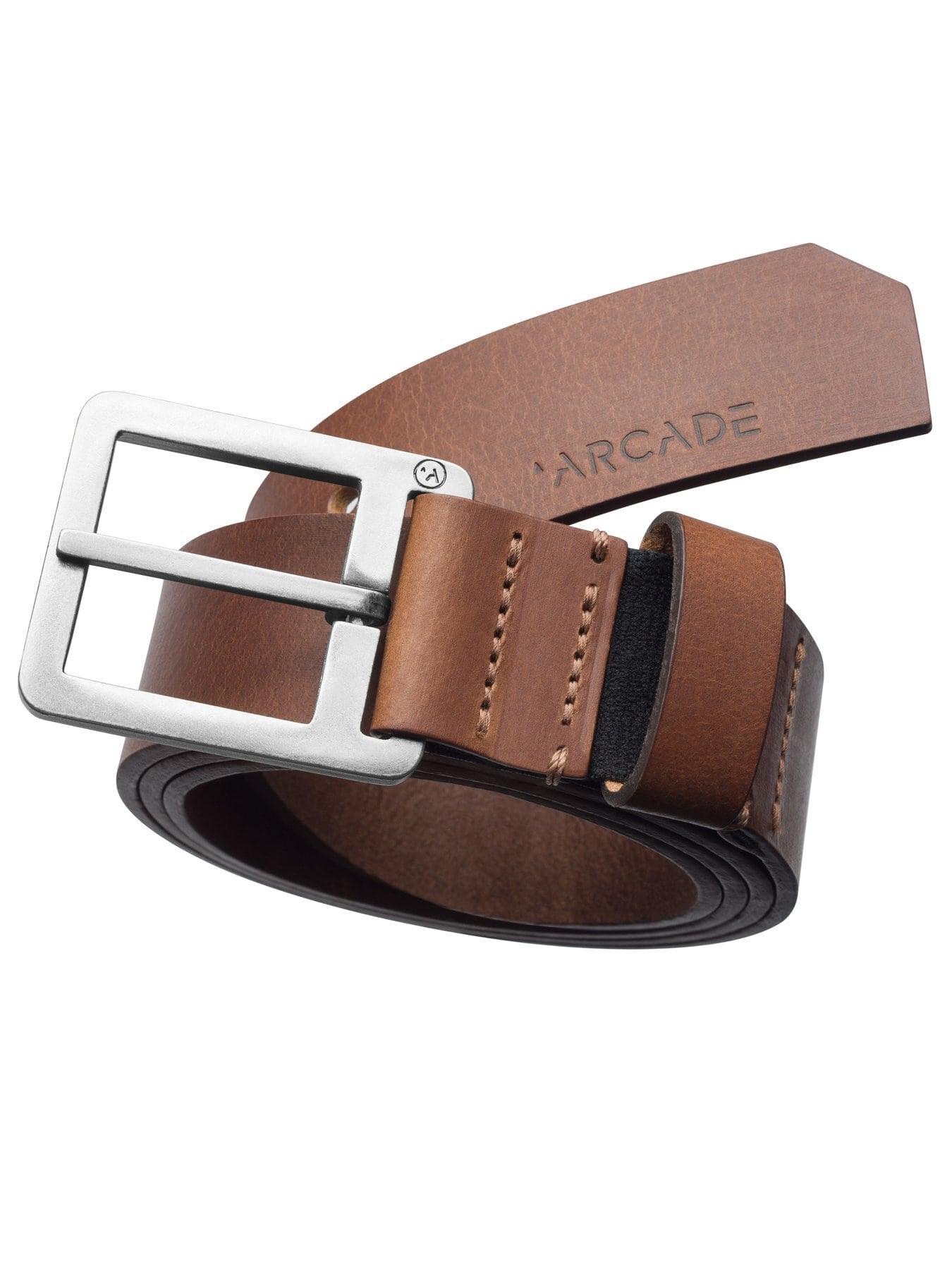 Arcade Padre Leather Belt Brown XL