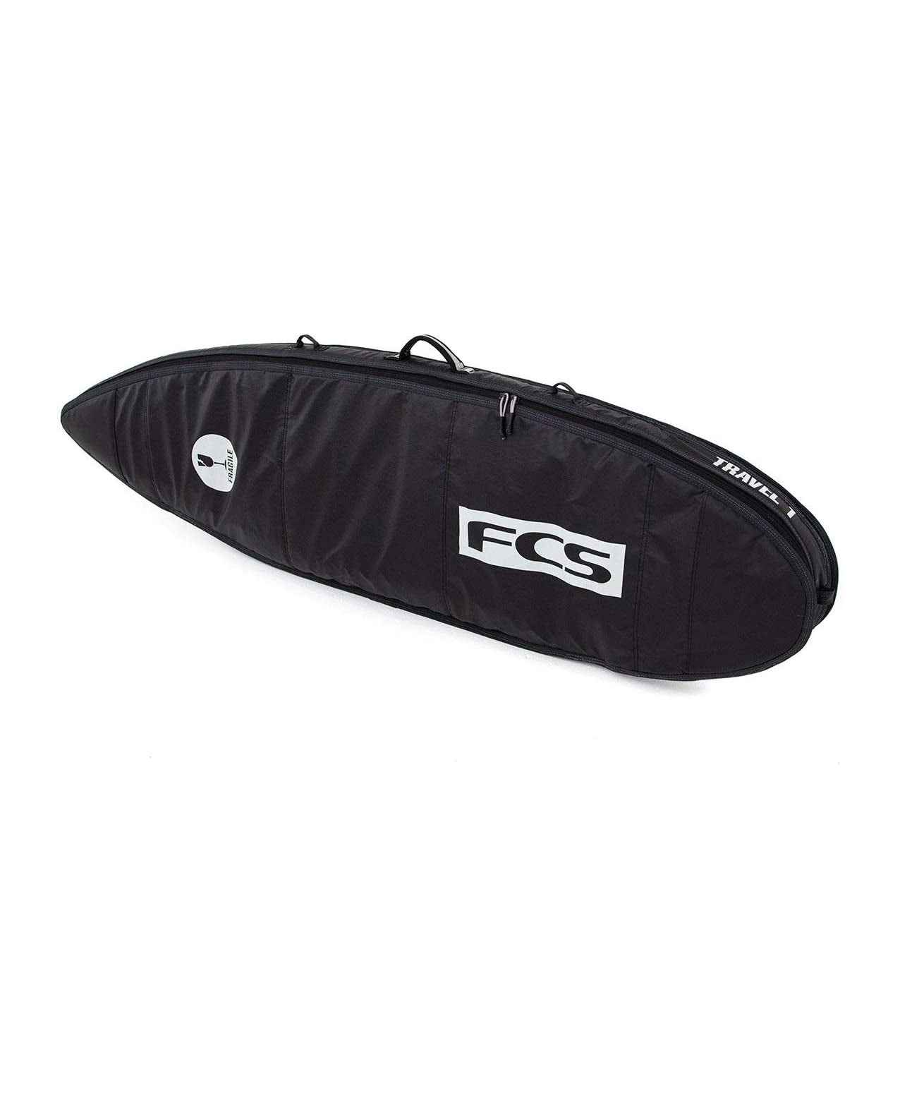 FCS Travel 1 Funboard Boardbag Black-Grey 6ft0in