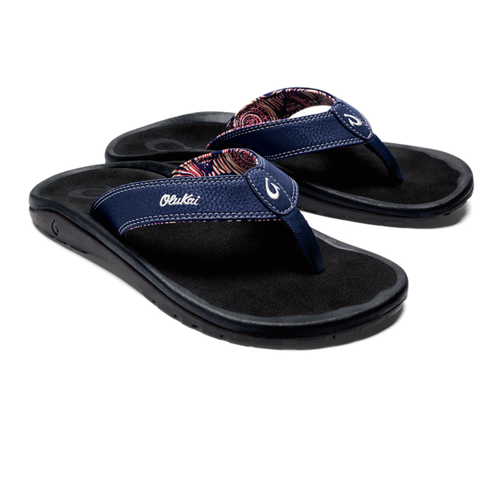 Olukai Ohana Mens Sandal 54OX-Navy-Onyx 12