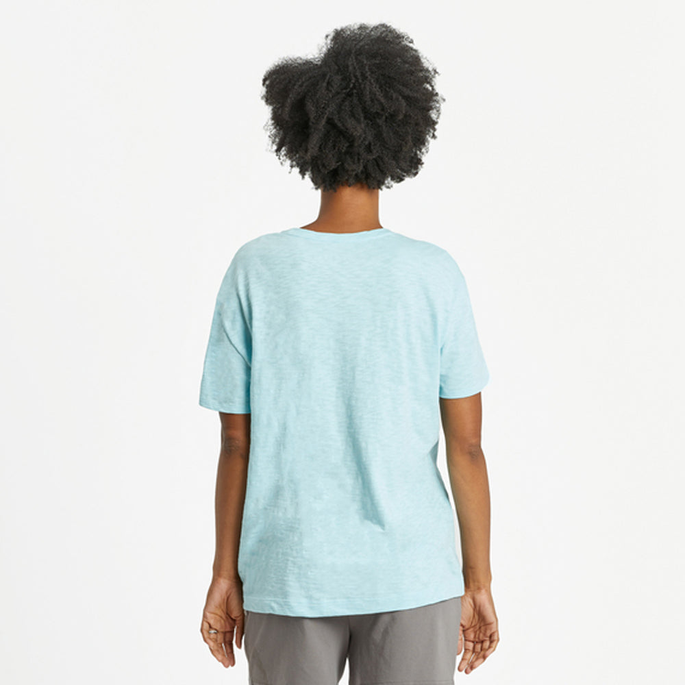 Life is Good Retro Wave Stripe BCHBLU L