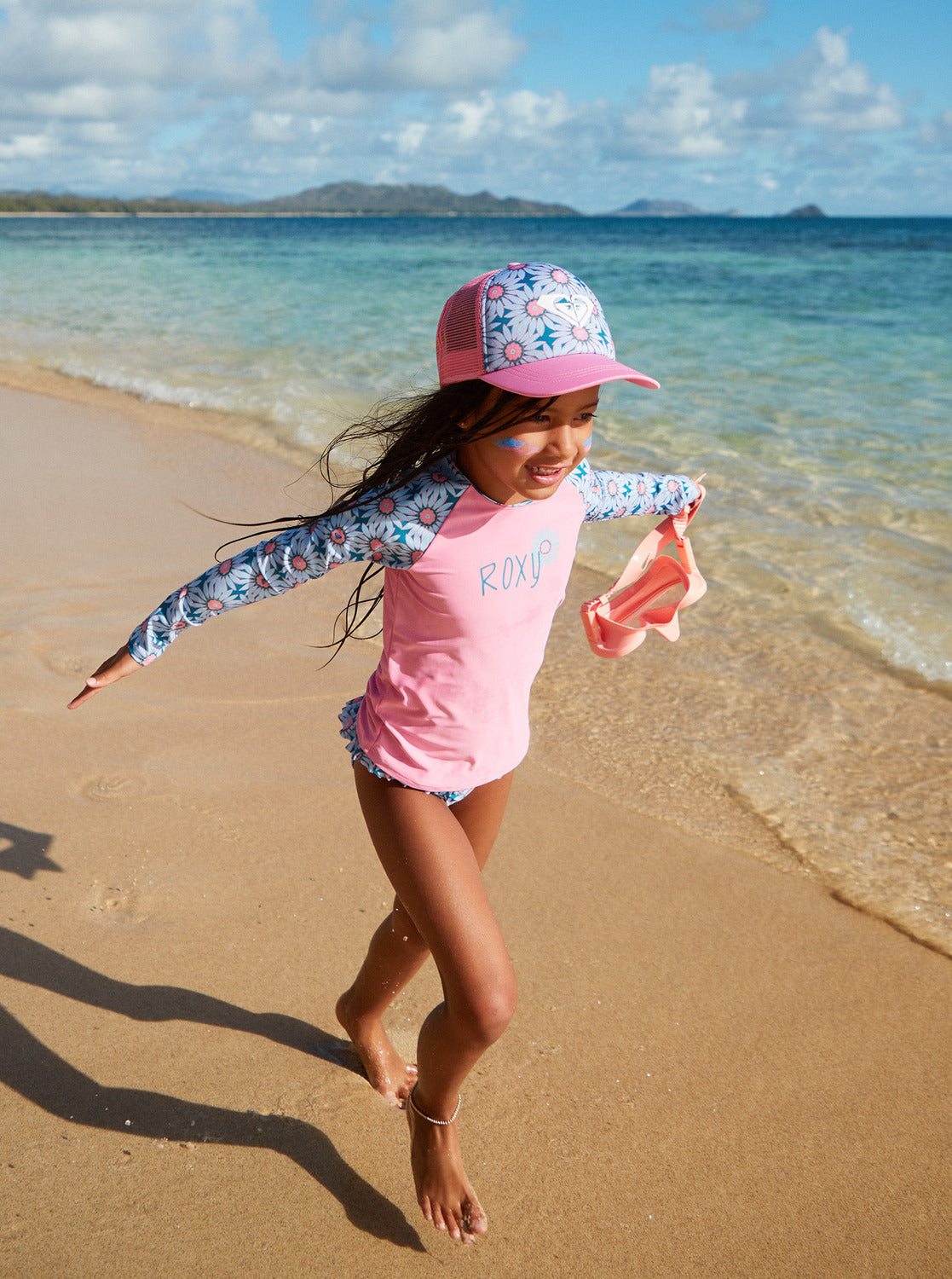 Roxy Bold Florals LS Rashguard Set GTD7 2