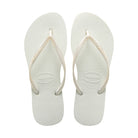 Havaianas Slim Womens Sandal 0001-White 7