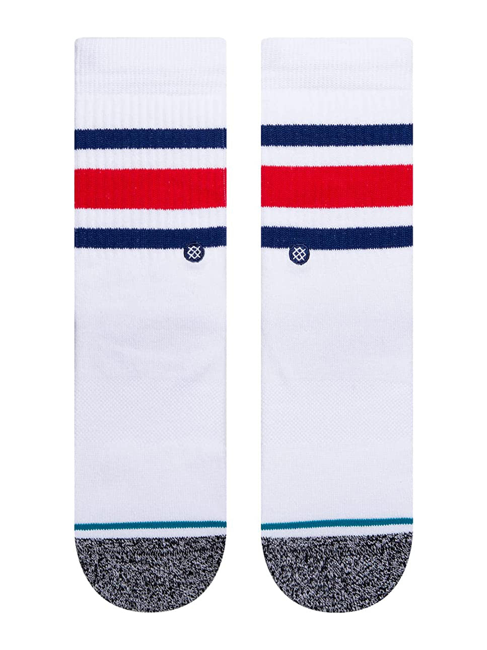 Stance OG St Kids Crew Socks WHT M