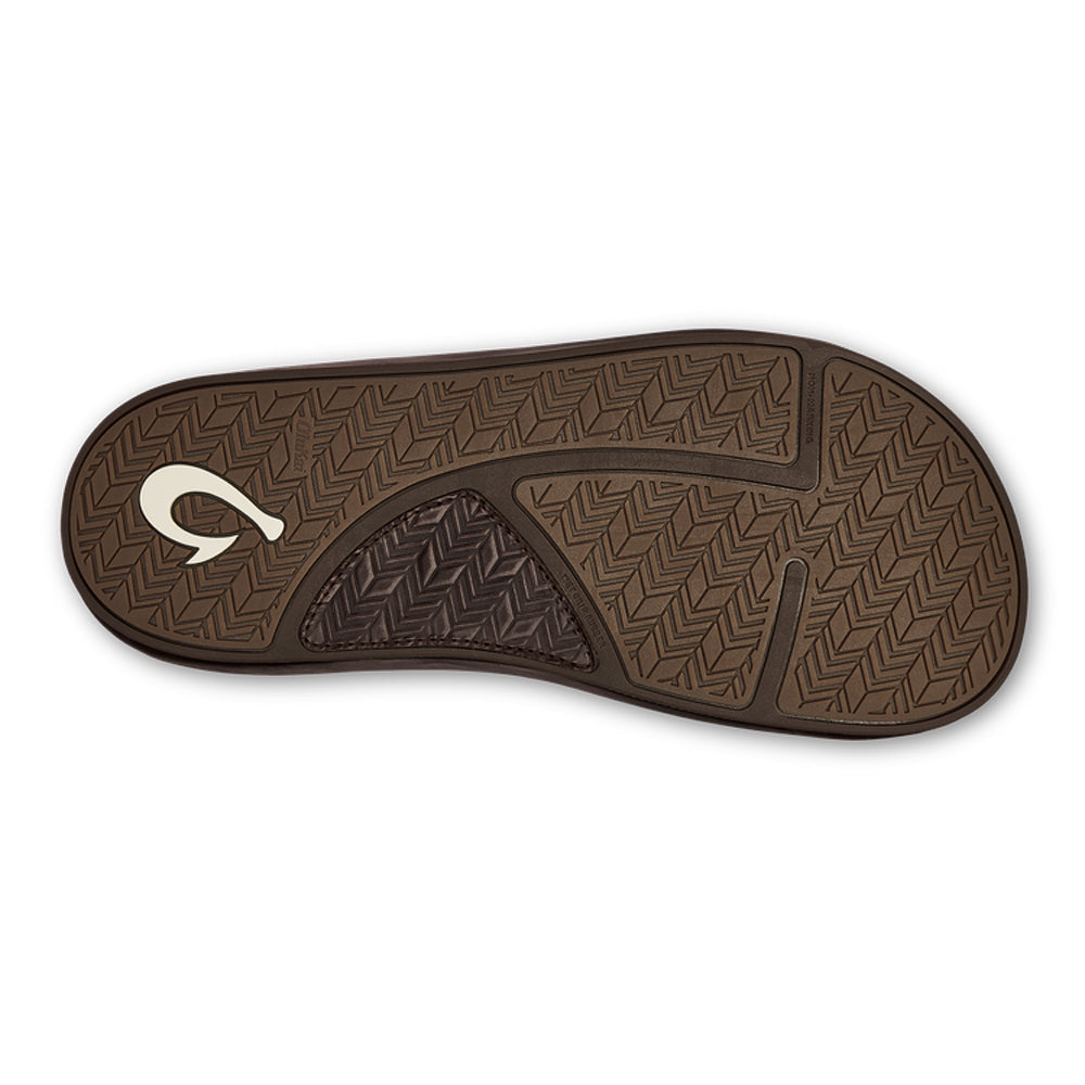 Olukai Ilikai Mens Sandal 6363-Dark Wood-Dark Wood 9