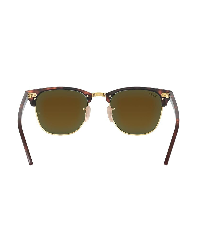 Ray Ban Clubmaster Sunglasses SandHavana GreyMirror Rimless