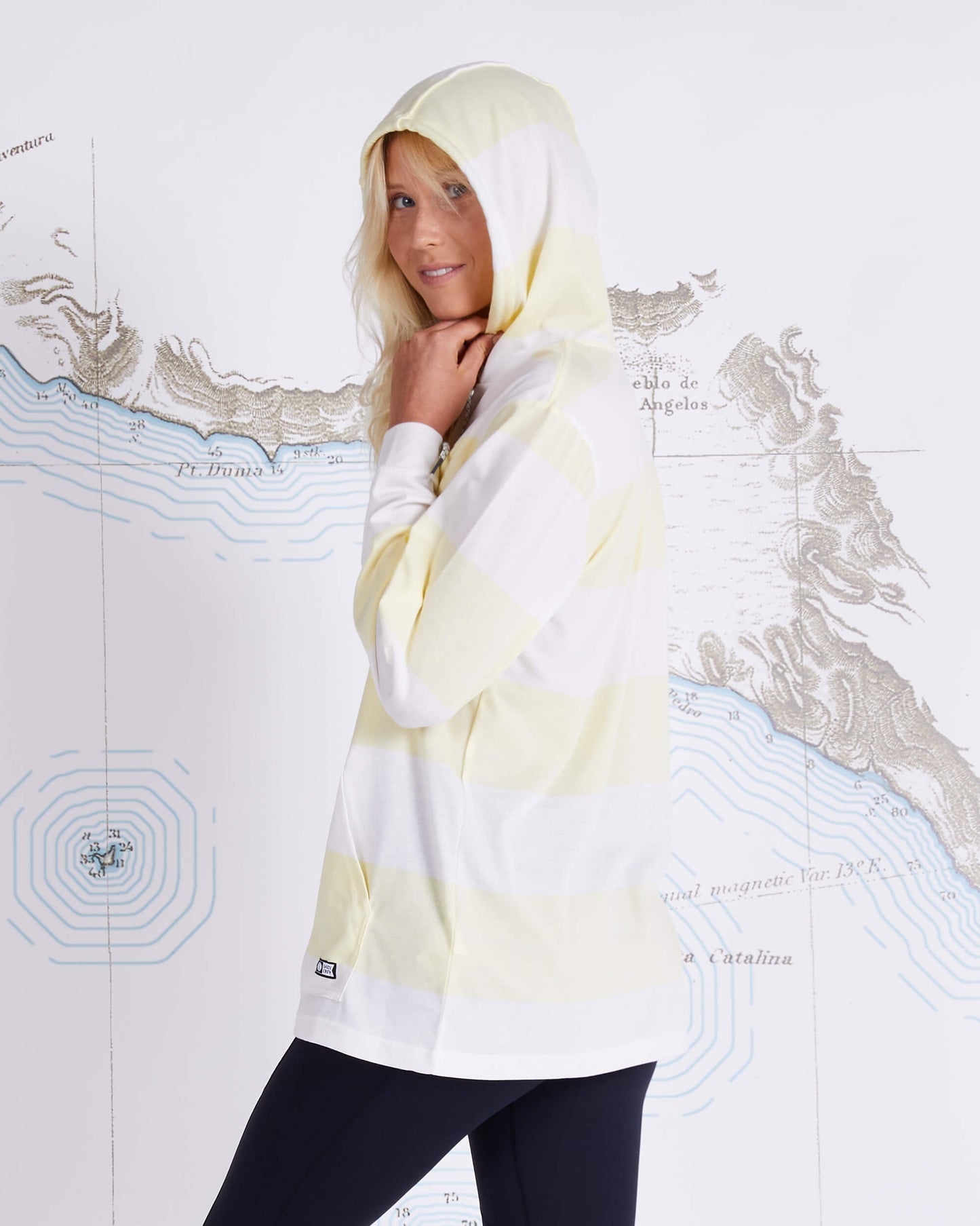 Salty Crew Top Water Mid Weight Hoodie Banana XS