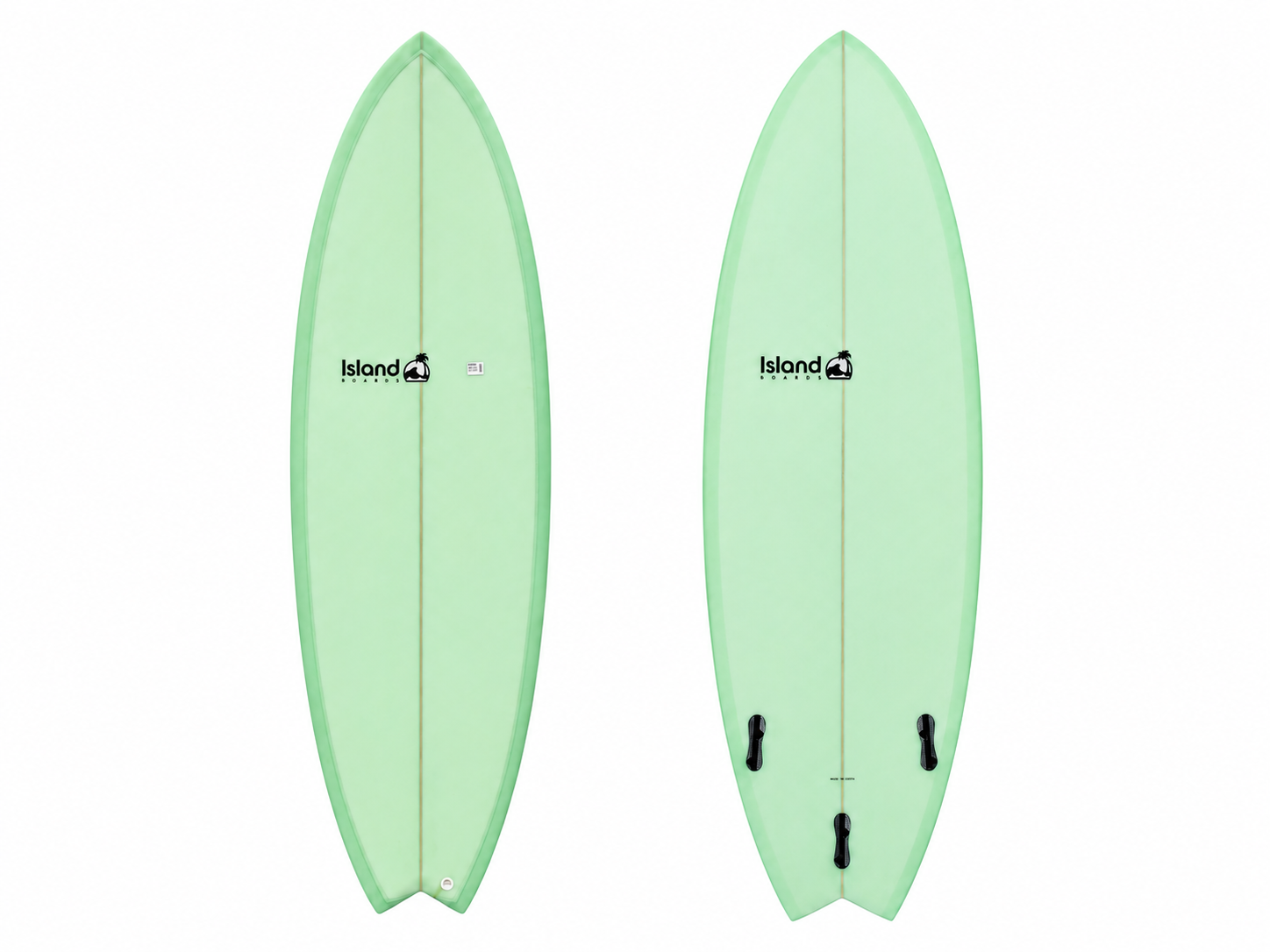 Island Boards Fish Coke Bottle Green 5ft10in