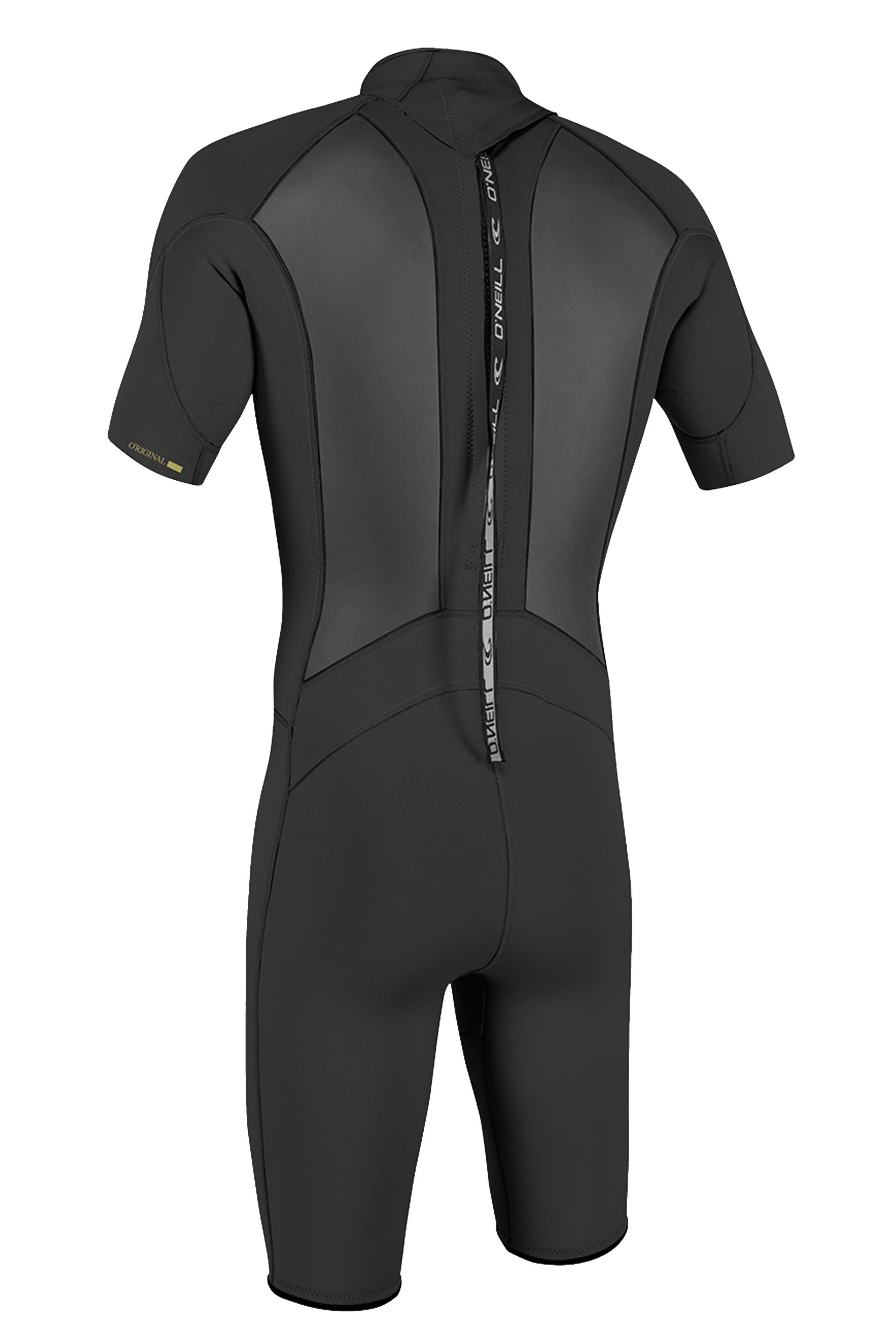 O Neill O Riginal 2mm Back Zip SS Springsuit A00-Black-Black M