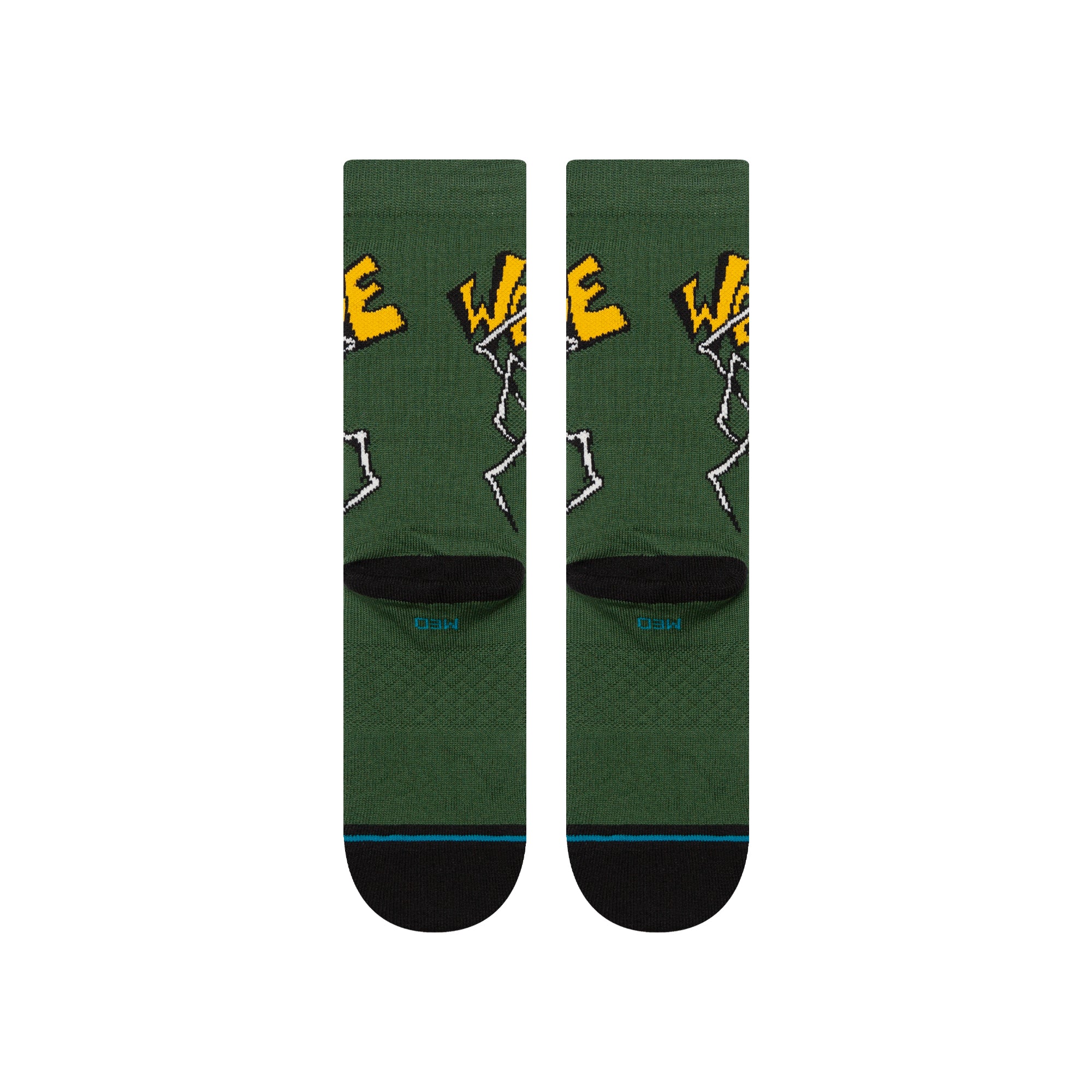 Stance Welcome Wilbur Crew Mens Socks Green L