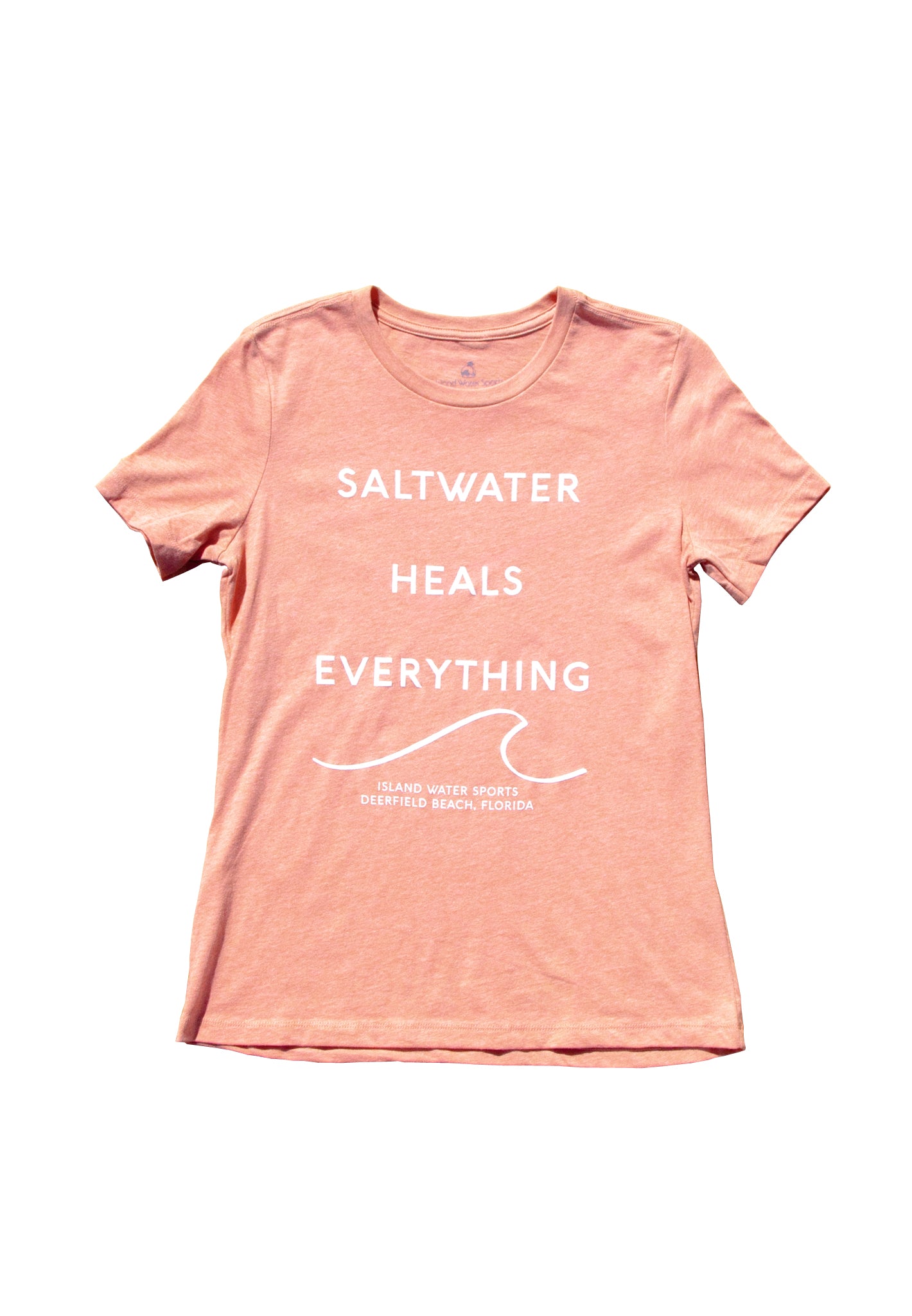 IWS Saltwater Heals Everything Relaxed S/S Tee Heather Sunset L