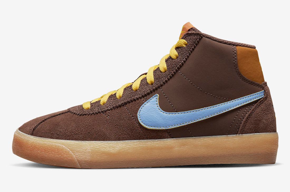 Nike SB Bruin Hi PRM 200-Brown/UniversityBlue 6.5