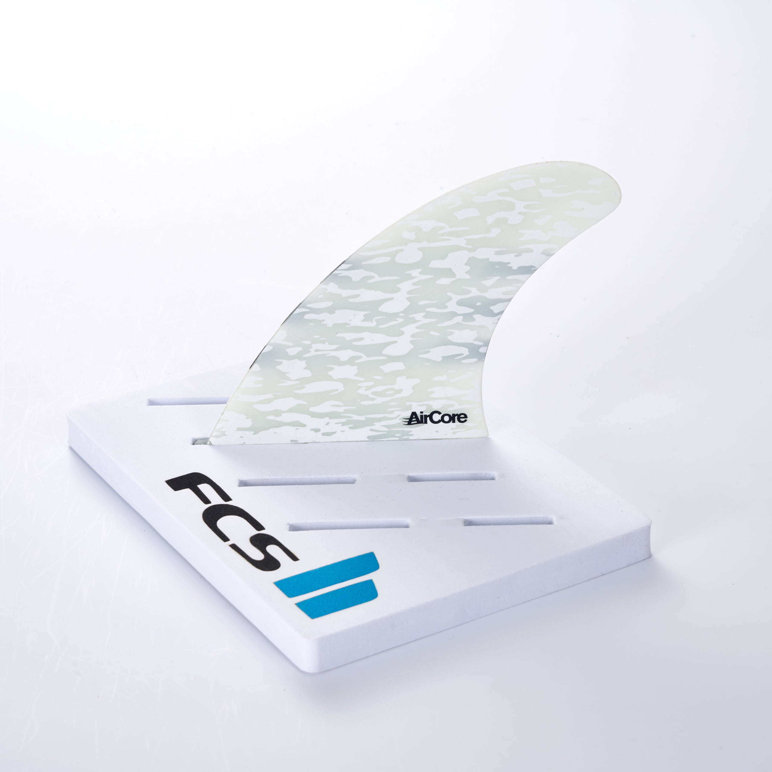 FCS 2 JW PC Tri-Fin Set Black-White L
