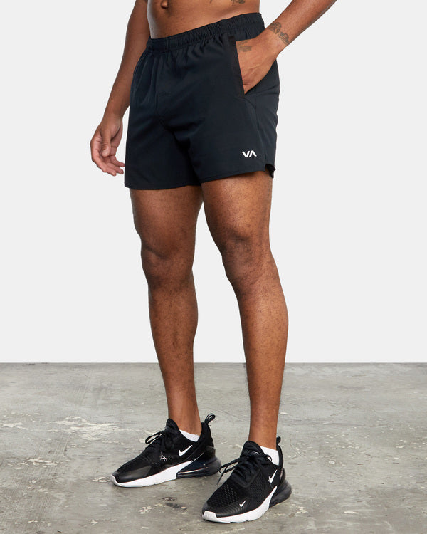 RVCA Yogger Elastic 15" Shorts BLK XL