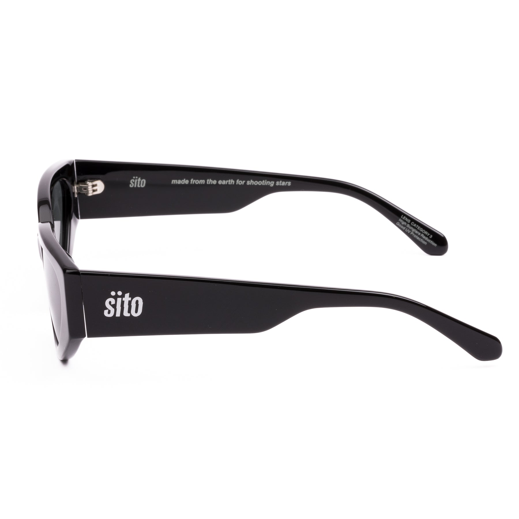 Sito Axis Polarized Sunglasses Black IronGrey