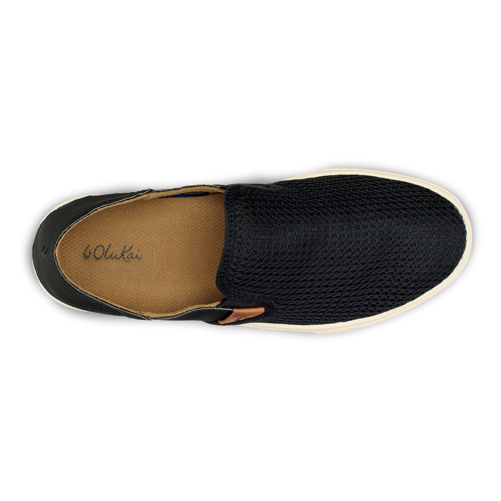 Olukai Pehuea Womens Shoe 4040-Black-Black 8.5