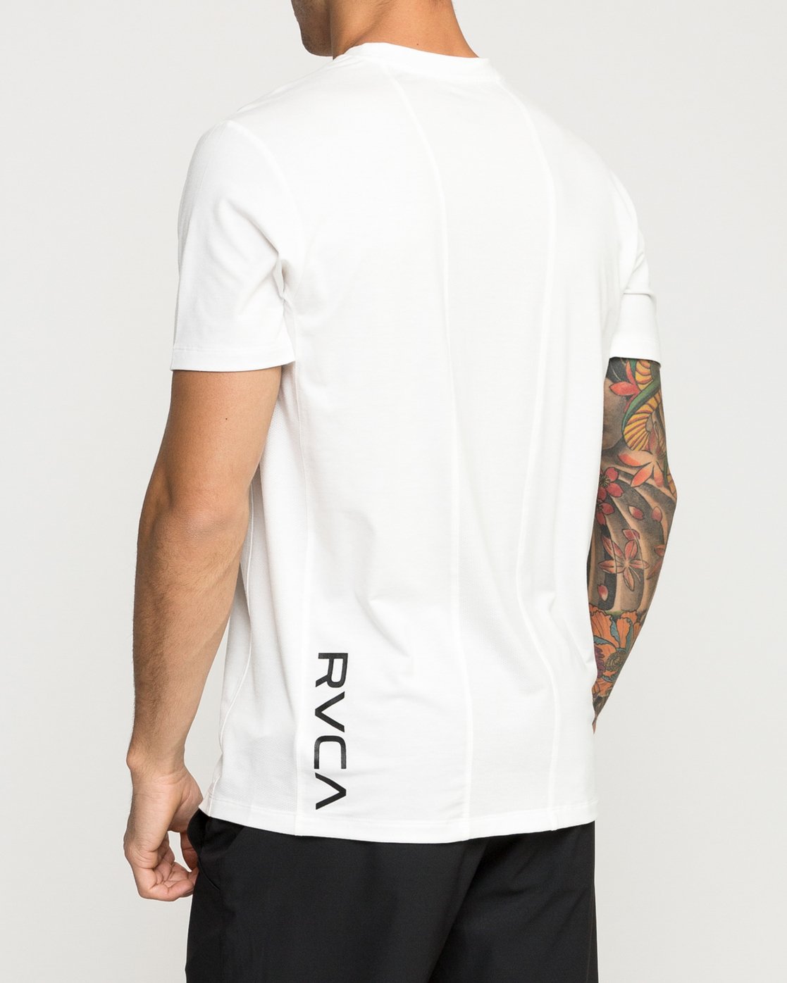 RVCA Sport Vent SS Tee WHT S