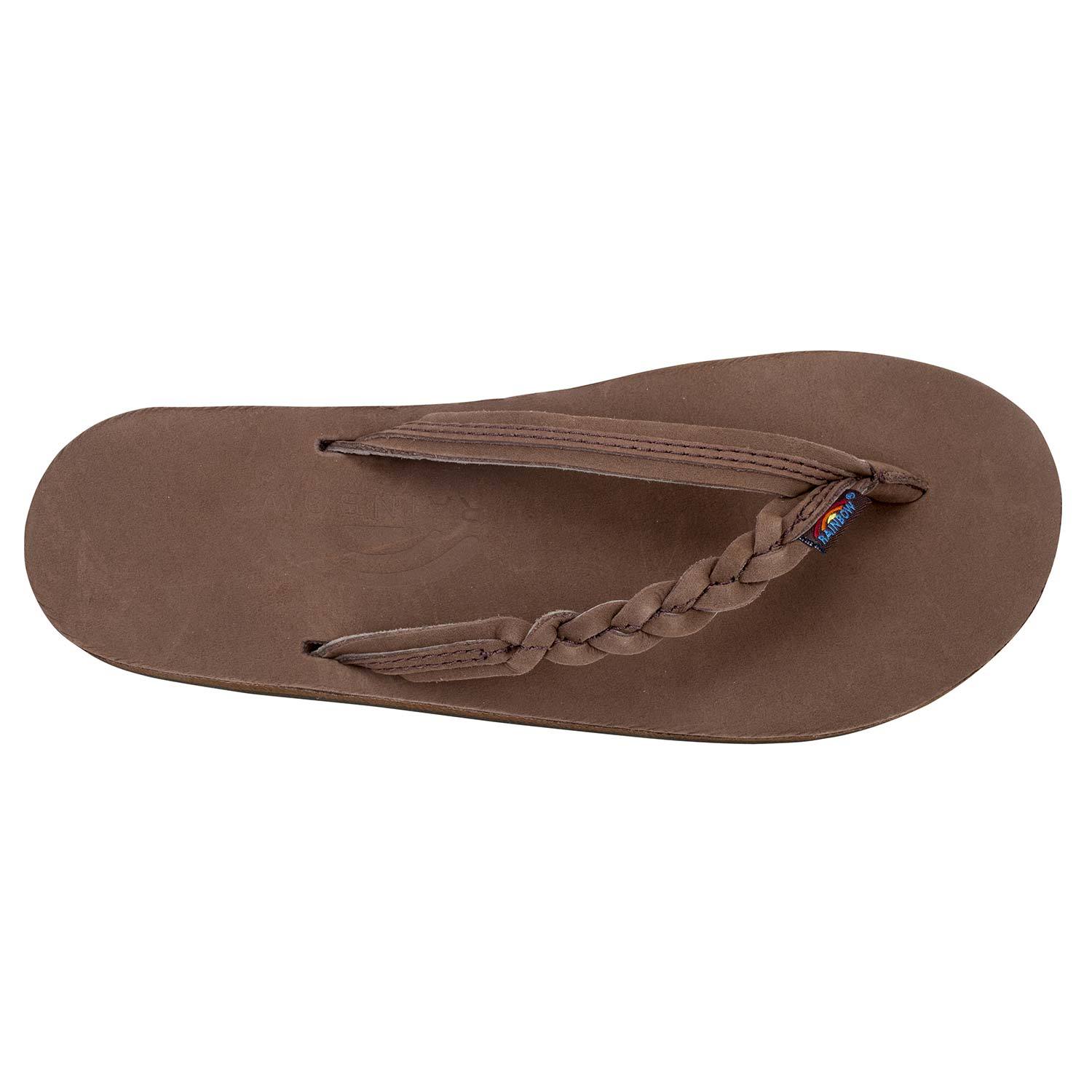 Rainbow Flirty Braidy Womens Sandal Expresso L