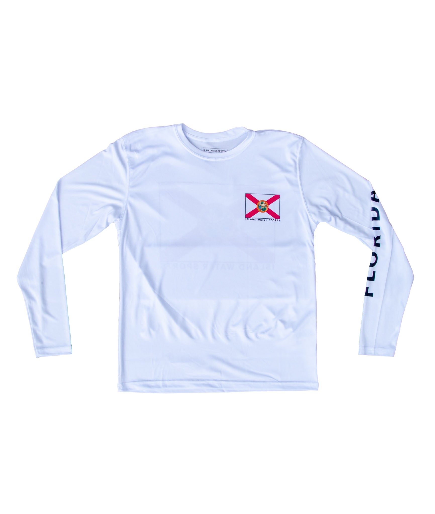 Island Water Sports Florida Flag Performance LS UV Shirt