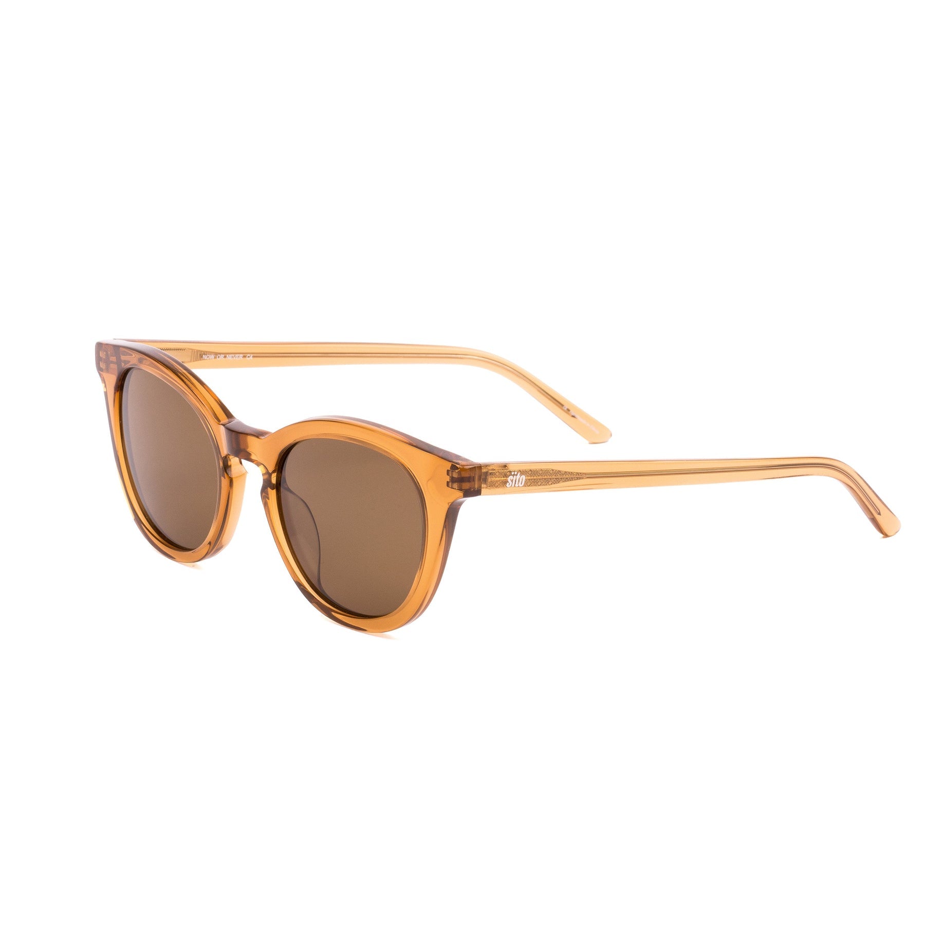 Sito Now or Never Polarized Sunglasses Tobacco Brown