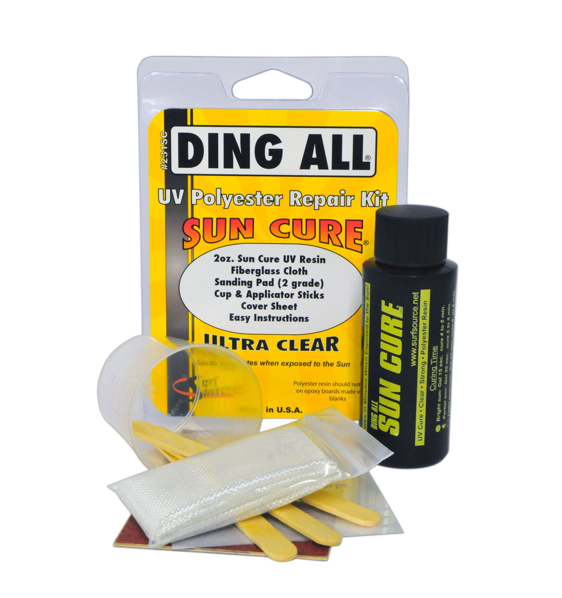 Ding All Sun Cure Kit 2oz