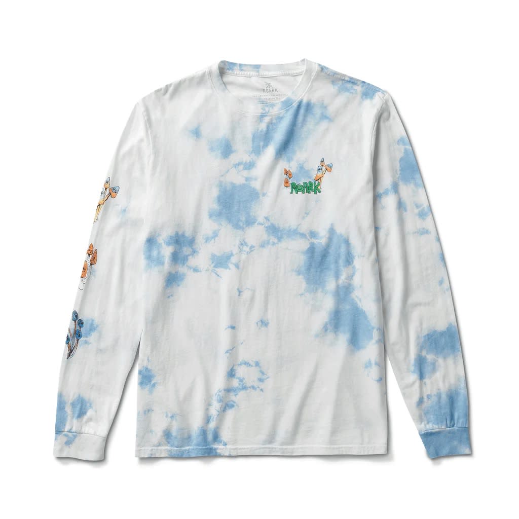 Roark LS Happy Trails LS Tee WHT S