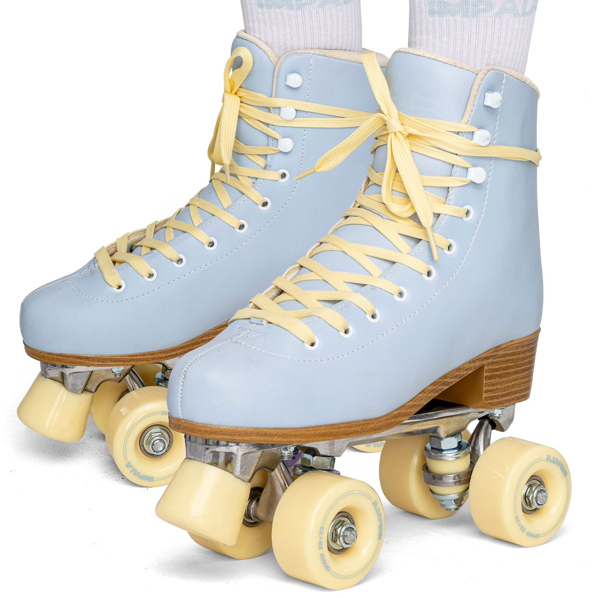 Impala Sidewalk Womens Roller Skates SkyBlue/Yellow 8