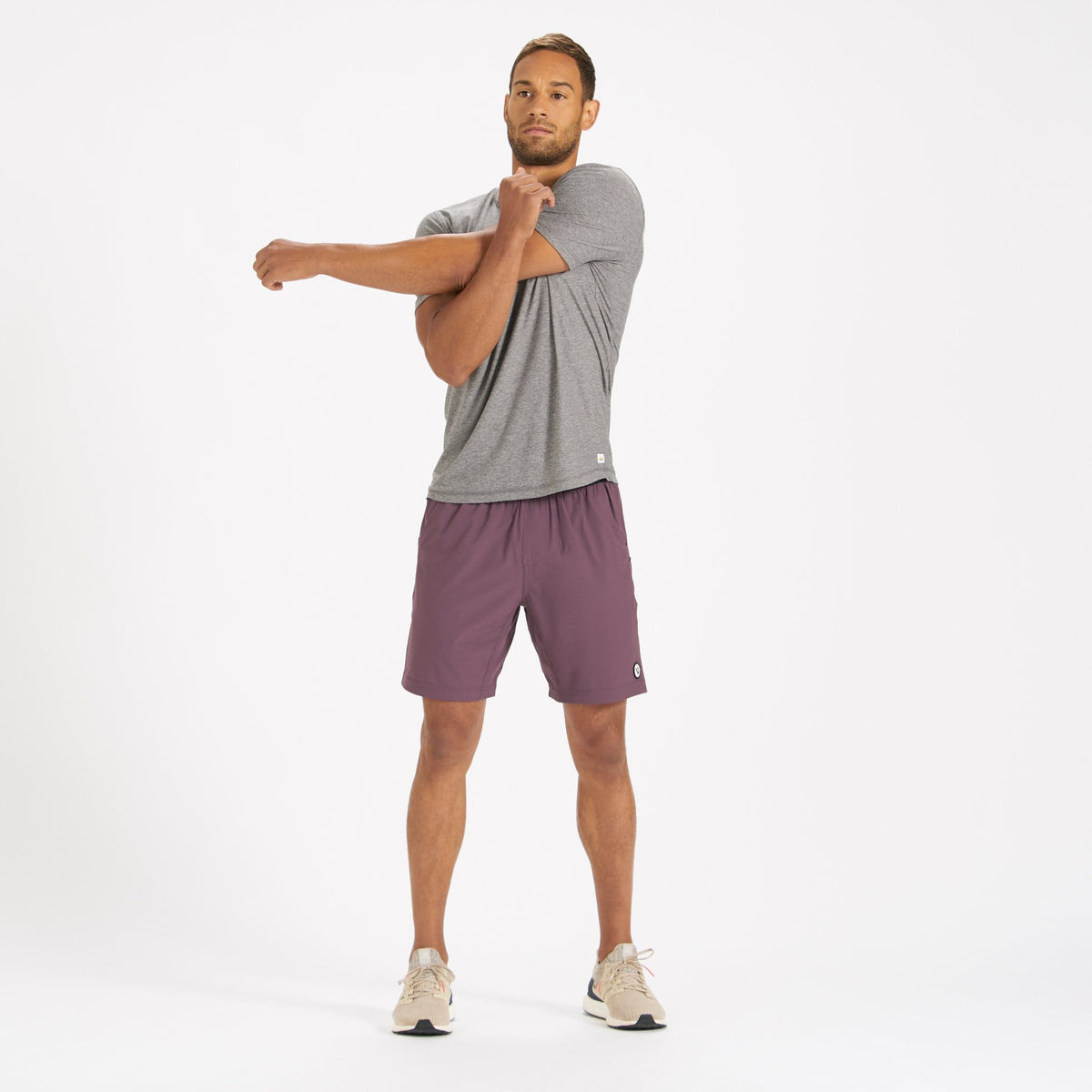 Vuori Strato SS Tech Tee HTG-HeatherGrey S