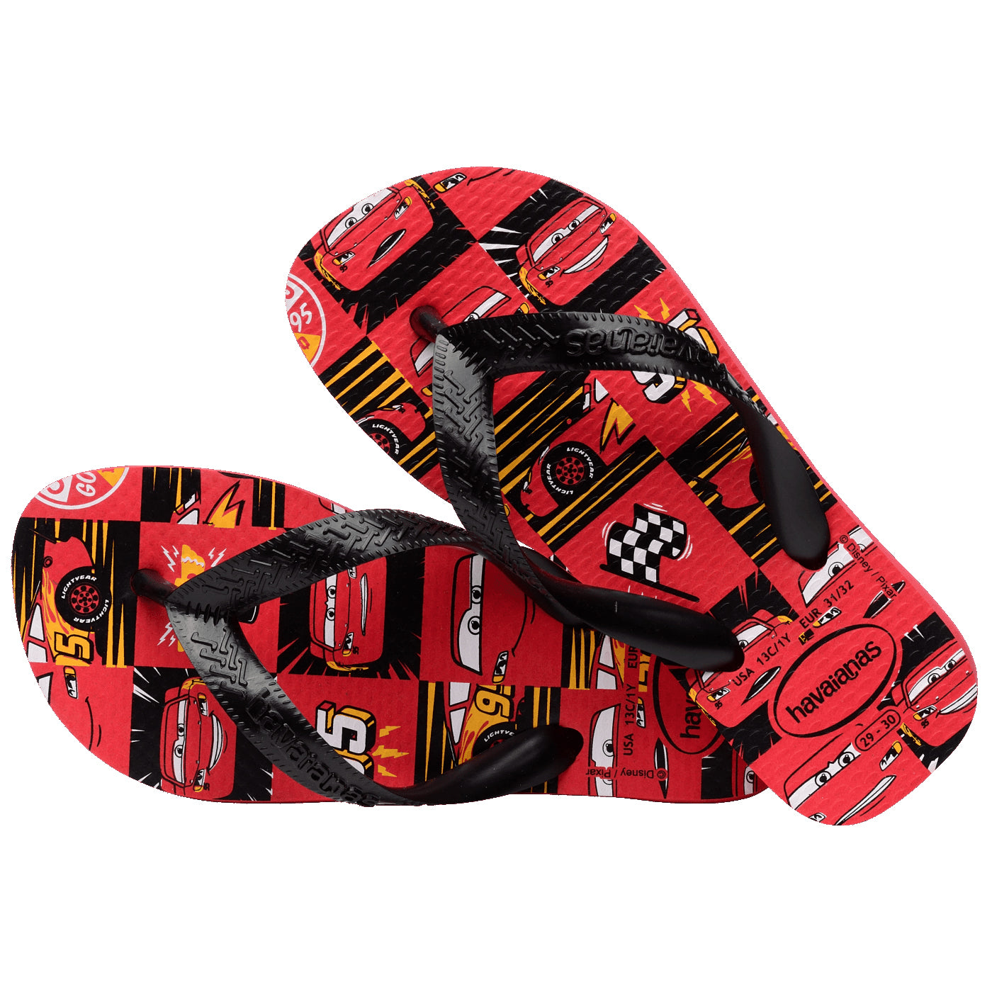 Havaianas Cars Boys Sandal 4349-Ruby Red-Black 3
