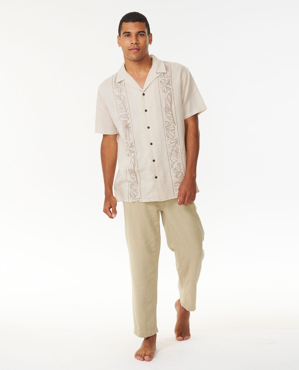 Rip Curl Mod Tropics Vert SS Woven 3021-Bone L