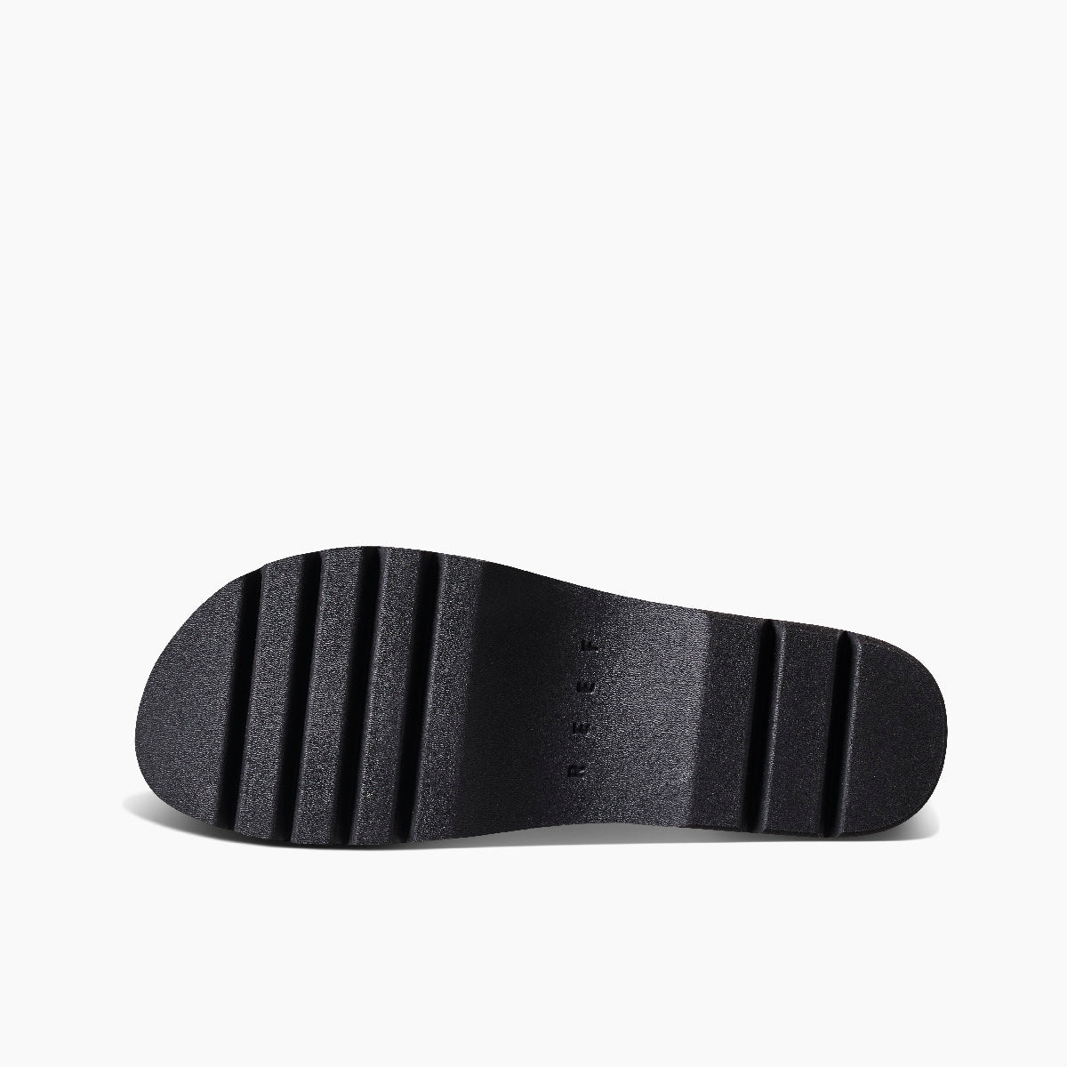 Reef Cushion Vista Higher Womens Sandal Black Patent 8
