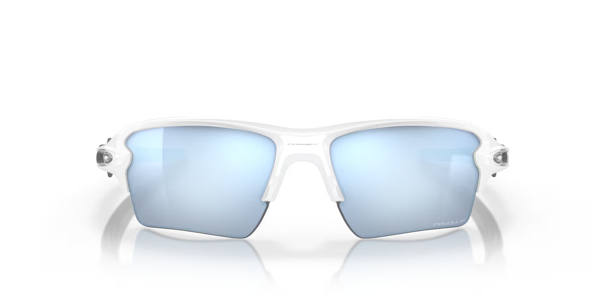 Oakley Flak 2.0 XL Polarized Sunglasses PolishedWhite PrizmDeepH20 Sport