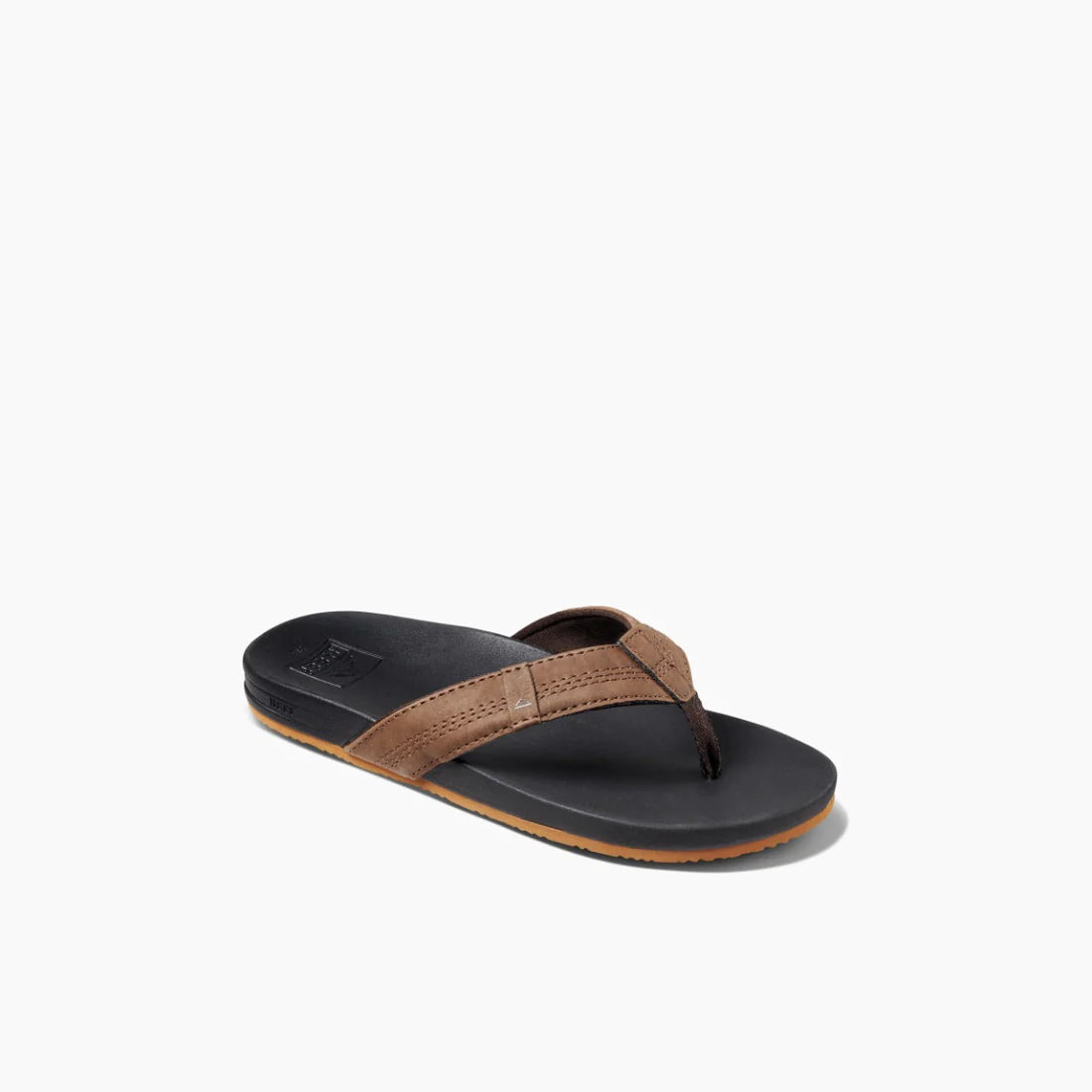 Reef Kids Cushion Phantom Boys Sandal Black-Brown23 13 C