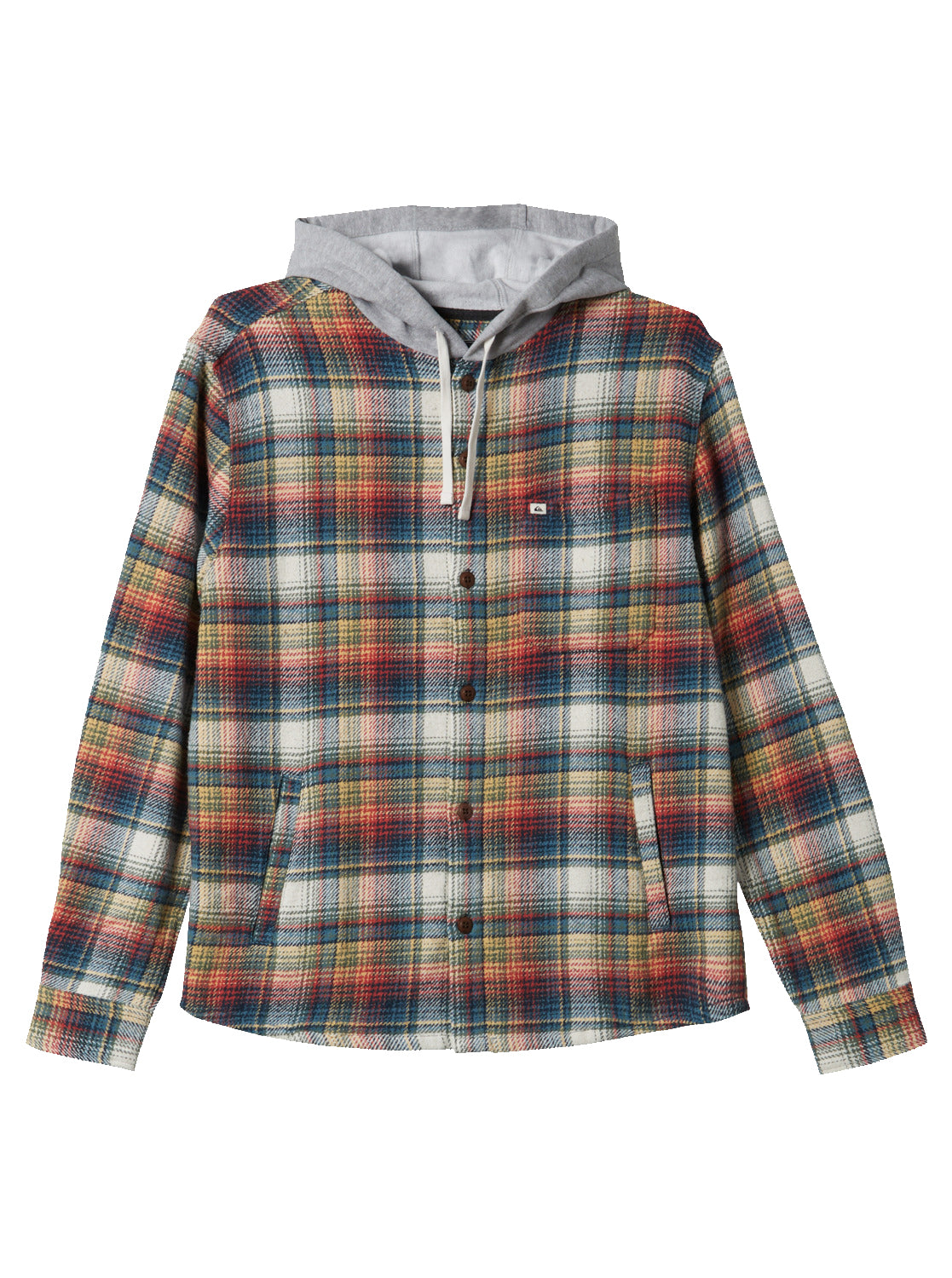 Quiksilver Briggs Hooded Flannel  MMZ9 L