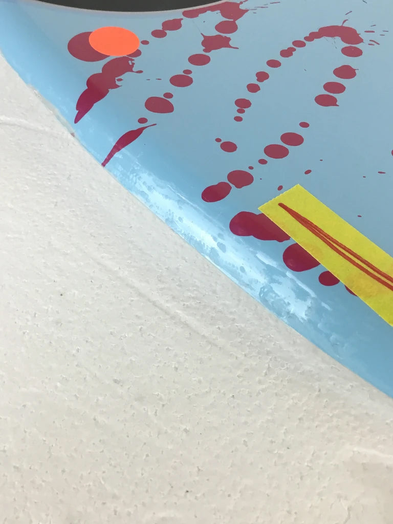 Zap Wedge w/ Airbrush Art Skimboard L - 49in