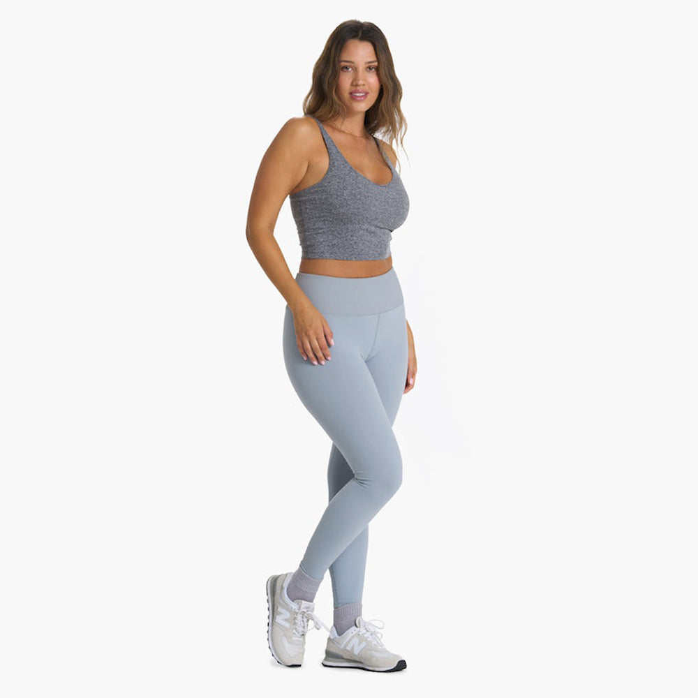 Vuori Halo Performance Crop HTG-Heather Grey L